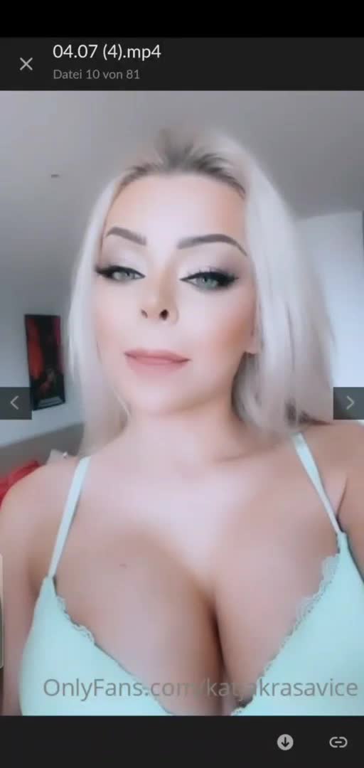 Katja Krasavice!!! Sexy on bedroom – New video update