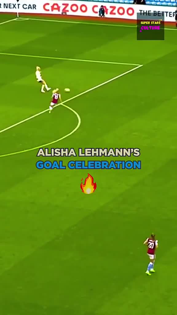 Alisa Lehman goal celebration…