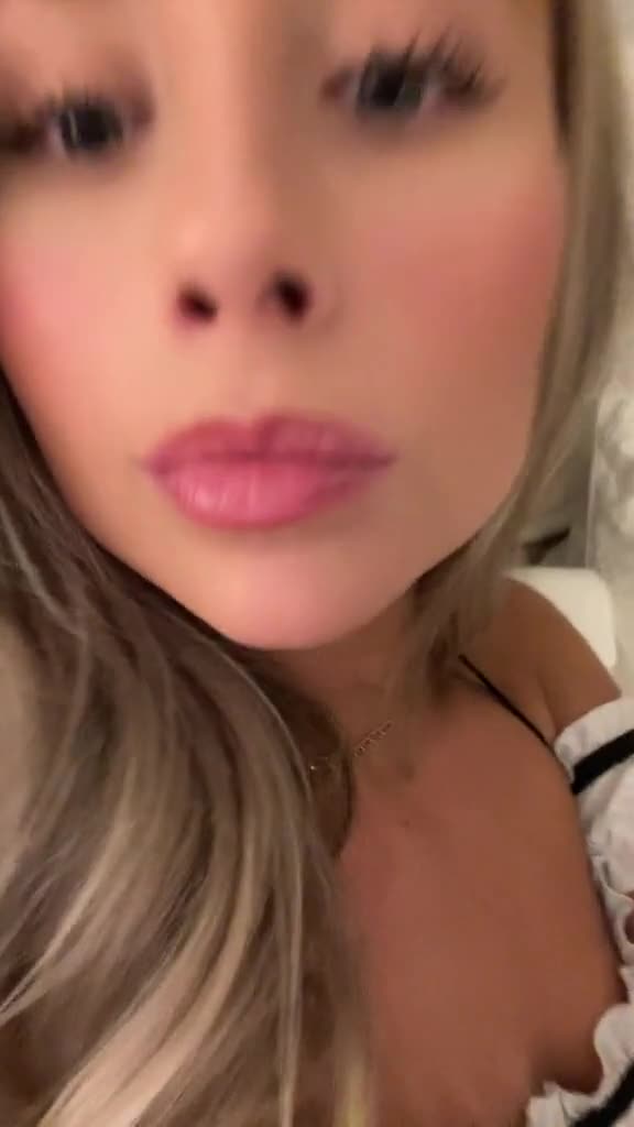 Lily Phillips kissing sweety…