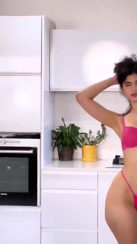 Yael Cohen in kitchen…