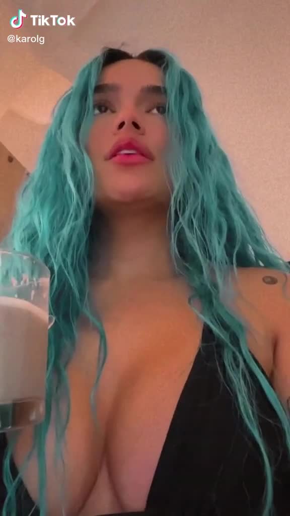 Karol G – Sexy in bedroom…