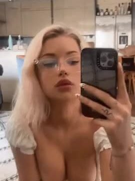 Lottie Moss naked big boobs tease…