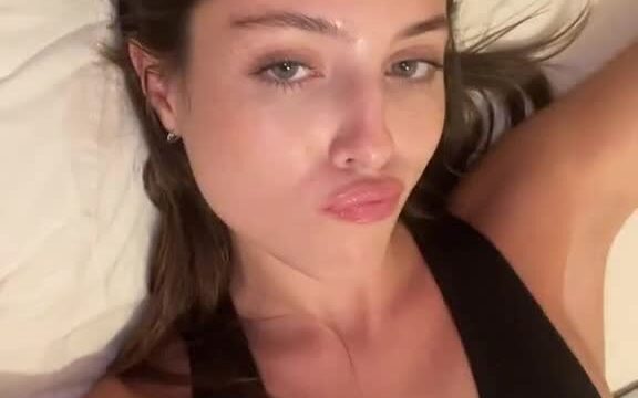 Madeline Argy on bed…