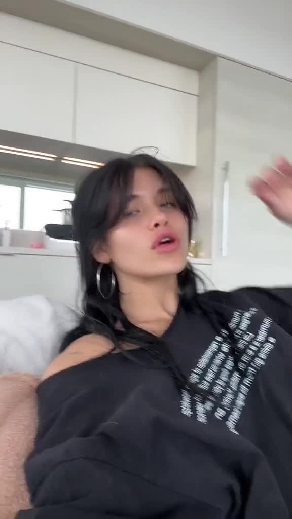 Nessa Barrett sexy on bed…