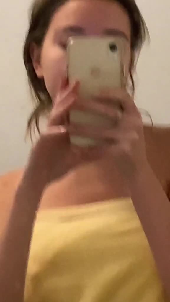 Samantha Schwartz in bathroom…
