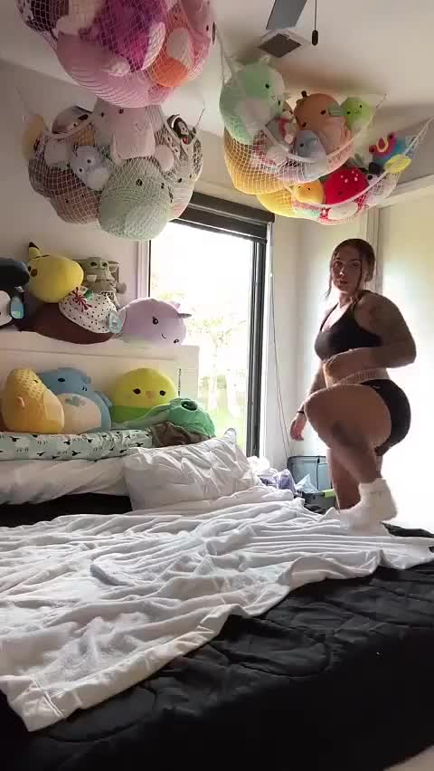 Abby Berner sexy on bed