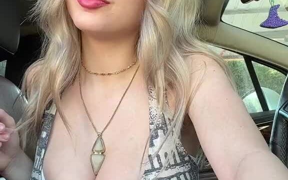 Mikahlynn sexy in car