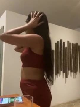 QueenPatrona nude shower in bathroom…