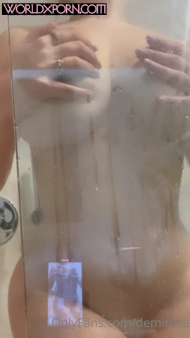 Demi Rose nude shower in bathroom so hot!!
