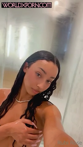 Rubi Rose new nude video in bathroom so hot!!!