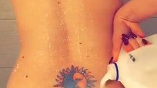 Maitland Ward Nude Milk Shower Dance Video Leaked