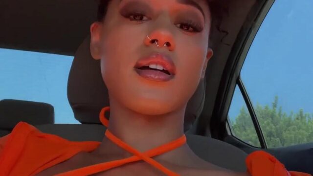Stormi Maya Nipple Flashing in Car Onlyfans Video Leaked