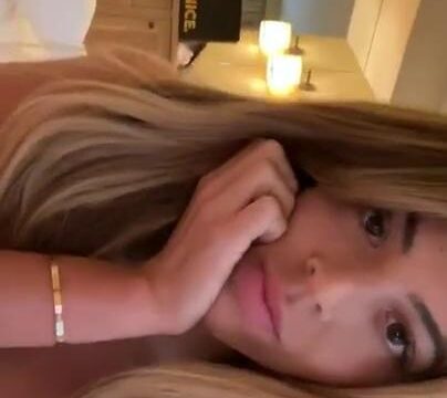 Danyellay Nude in Bed Selfie Video Leaked