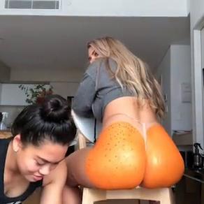 Jem Wolfie Nude Ass Painting Basketball Video
