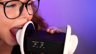 HeatheredEffect ASMR Black Robe Kisses & Licking Video Leaked