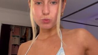 Aubrey Chesna Lotion Boobs Massage Video Leaked