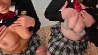 SooGSX Schoolgirl Double Blowjob POV Video Leaked