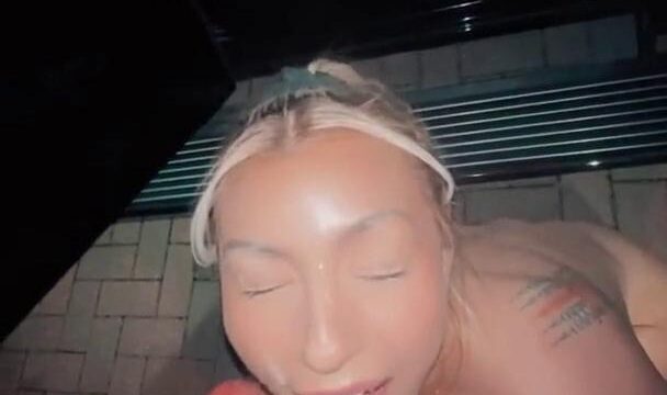 TheRealBrittFit Late Night Car Sex Onlyfans Video Leaked